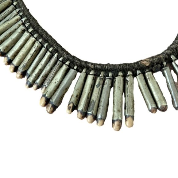 Authentic Vintage Tengura protection necklace from Nepal Tharu Tribe - Picture 2 of 3